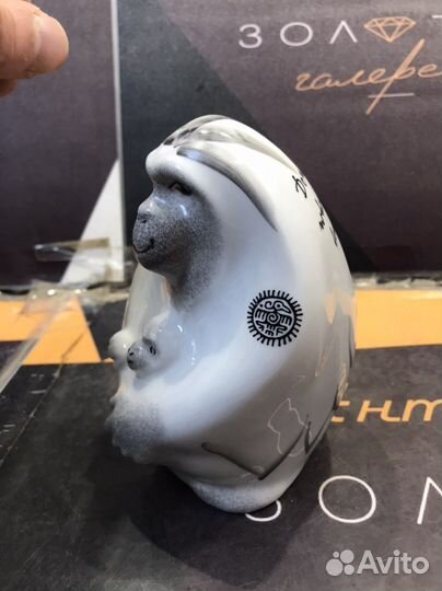 Статуэтка фарфор обезьяна вербилки