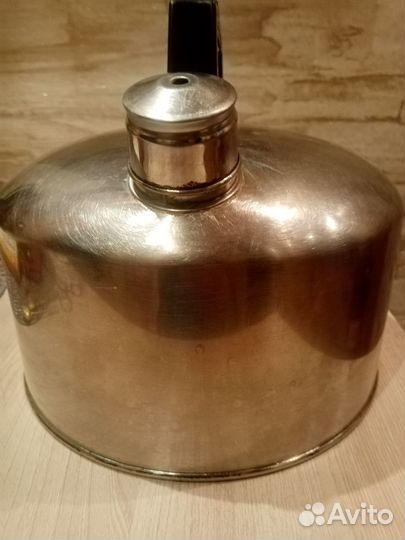 Чайник со свистком 4 литра нержавейка