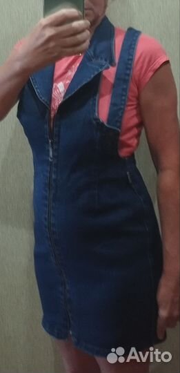 Джинсовый сарафан