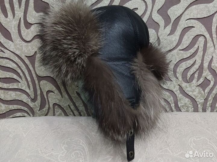 Шапка ушанка женская меховая