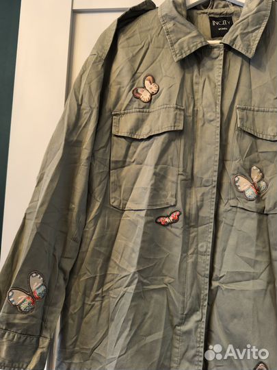 Джинсовка ветровка женская 46