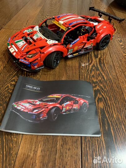 Lego technic аналог Ferrari 488 GTE