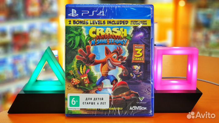 Игры для Playstation 4 Crash Bandicoot N-Trilogy