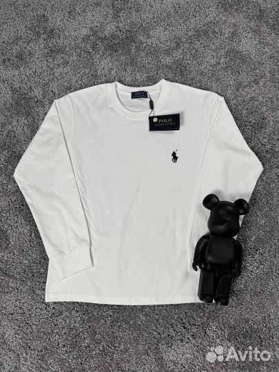 Лонгслив polo ralph lauren белый