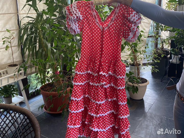 Платье для девочки испанское национальное