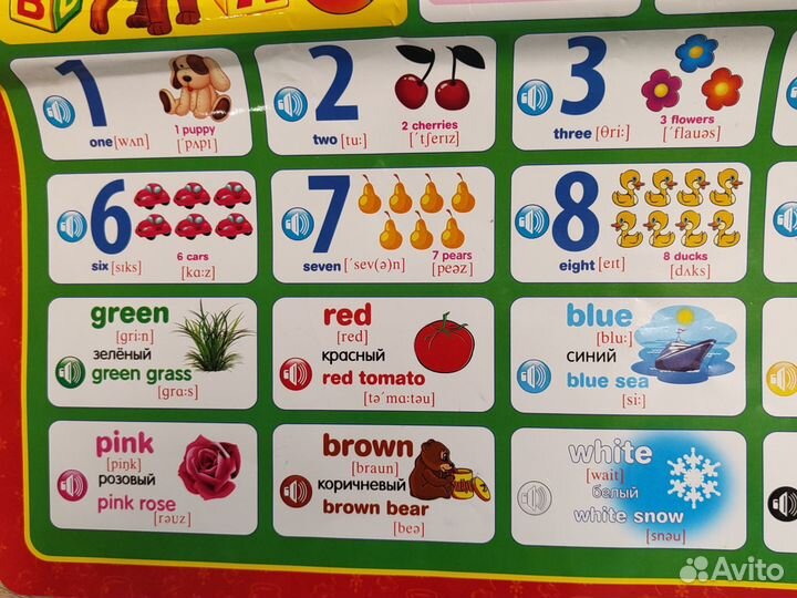 Говорящий плакат английский язык