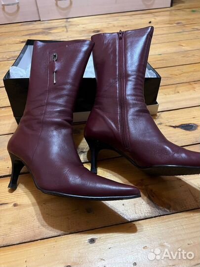 Полусапоги женские натуральная кожа