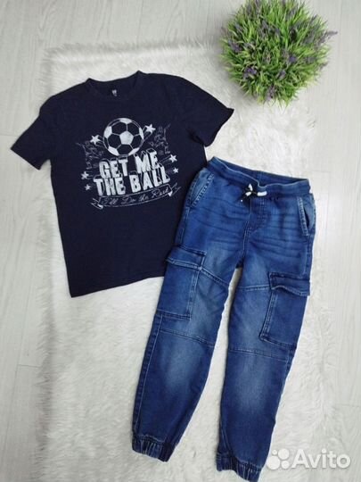 Летние фирменные комплекты мальчику 134-140 см