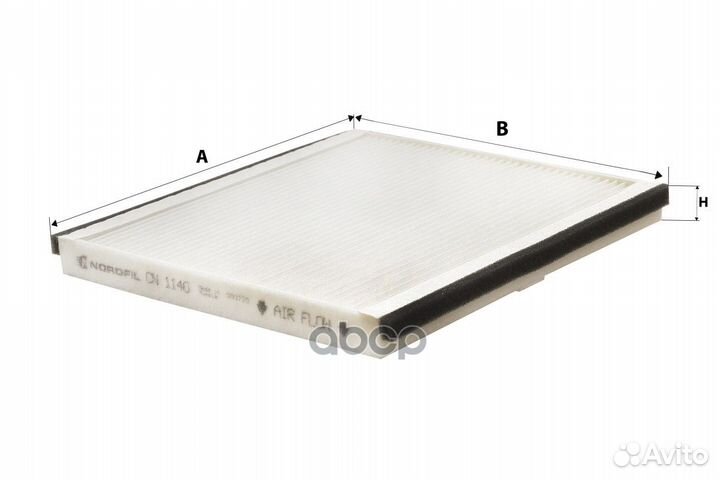 Фильтр салона Volvo/Nordfil/ CN1140 nordfil