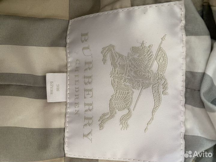 Комбинезон burberry 0-3 м. Оригинал