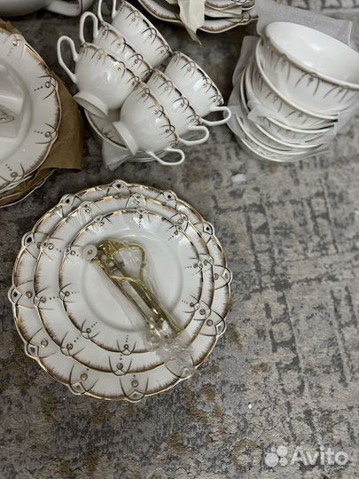 Чайный сервис на 6 персон новый