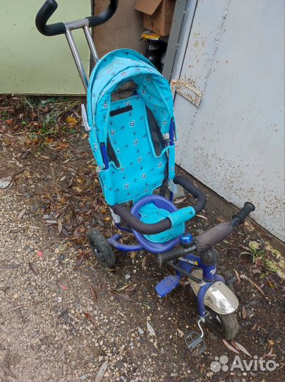 Детский велосипед с ручкой