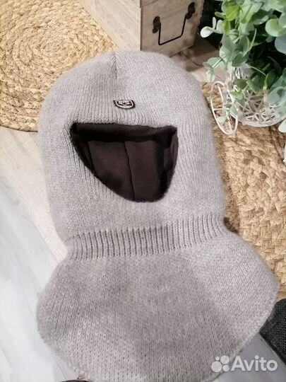 Шапка шлем зимний