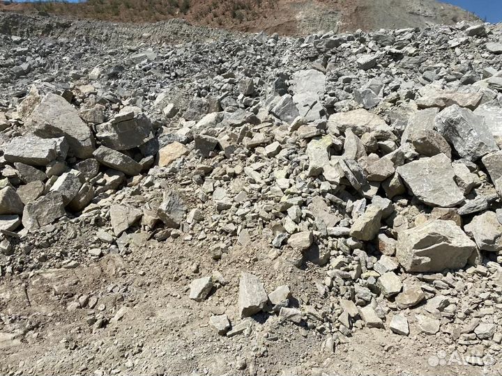 Вторичный щебень, гравий речной, пгс, бут