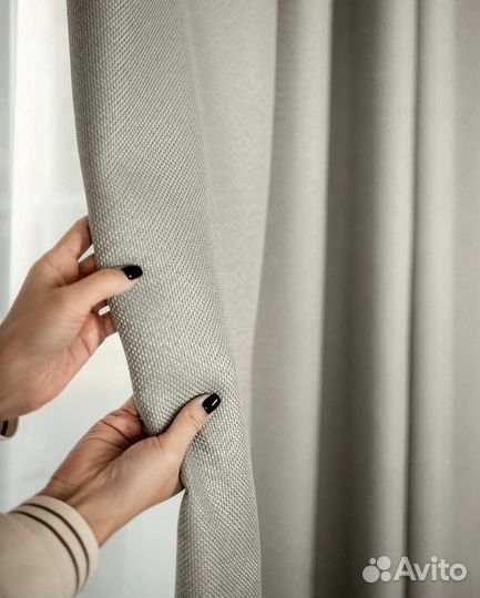 Шторы блэкаут Рогожка как в Икеа 4м