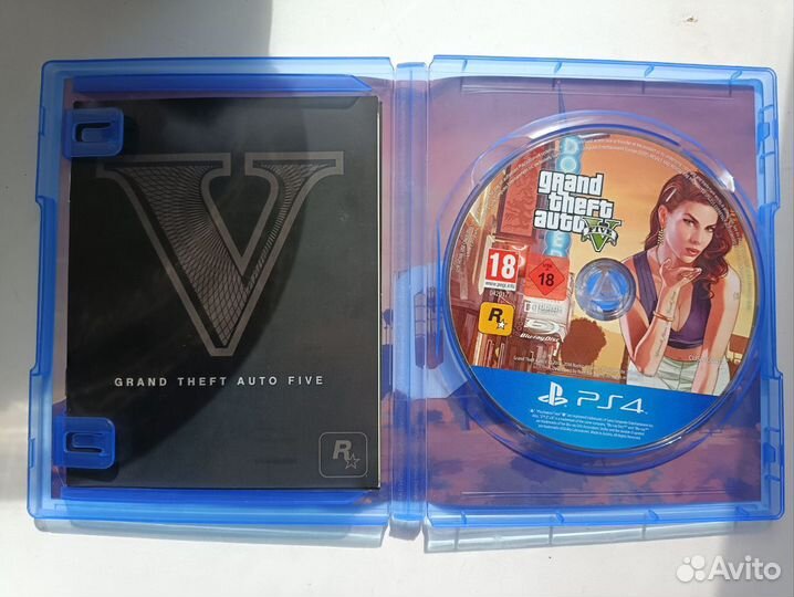 Диск grand Theft Auto V (GTA V) ps4