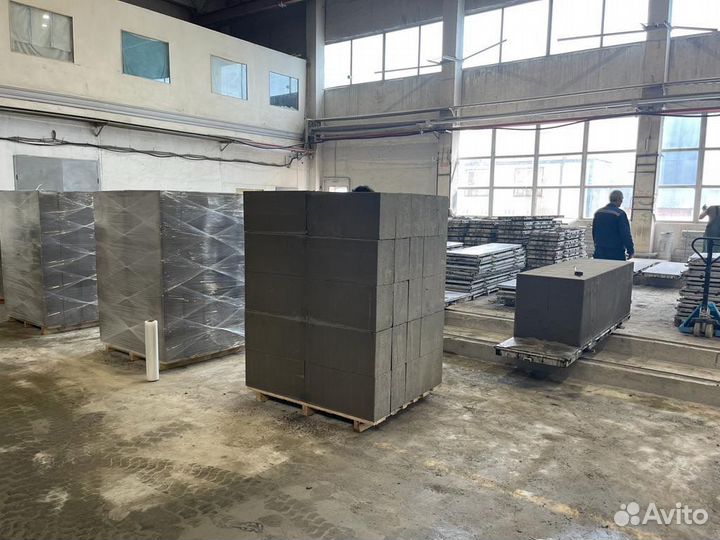 Блок газобетонный (пеноблок) D600 100/300/600