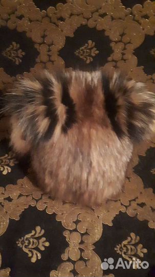 Шапка из меха лисы