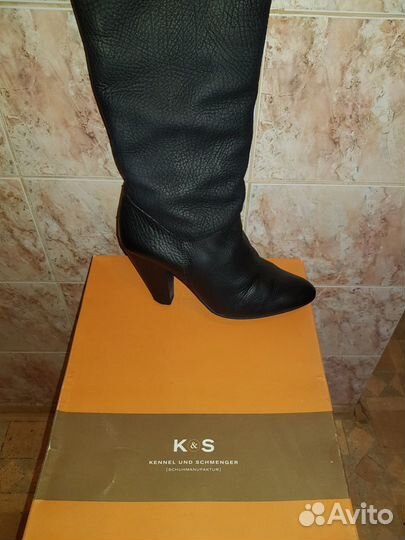 Сапоги ботфорты K&S