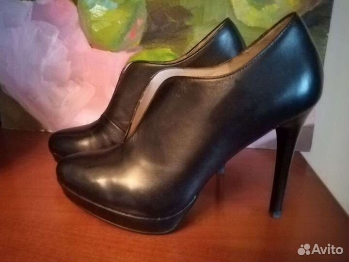 Кожаные ботильоны / полуботинки/ туфли RiaRosa