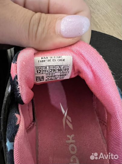 Кросовки для девочки reebok