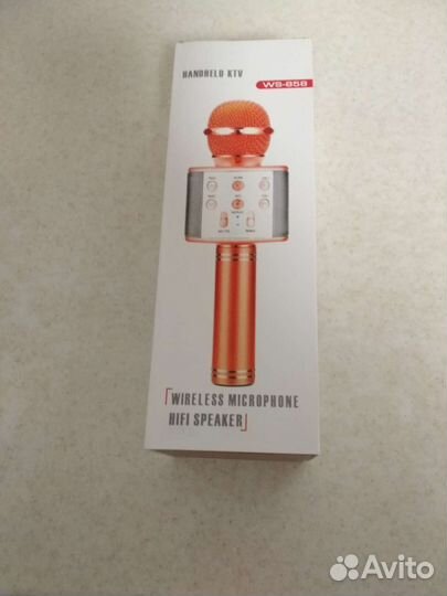 Беспроводное Караоке микрофон колонка Новые