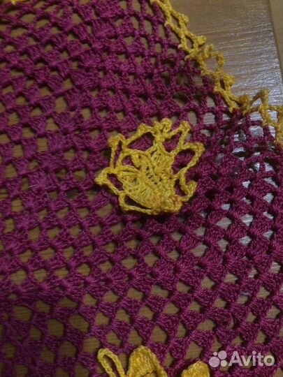 Салфетка ручной работы из ириса