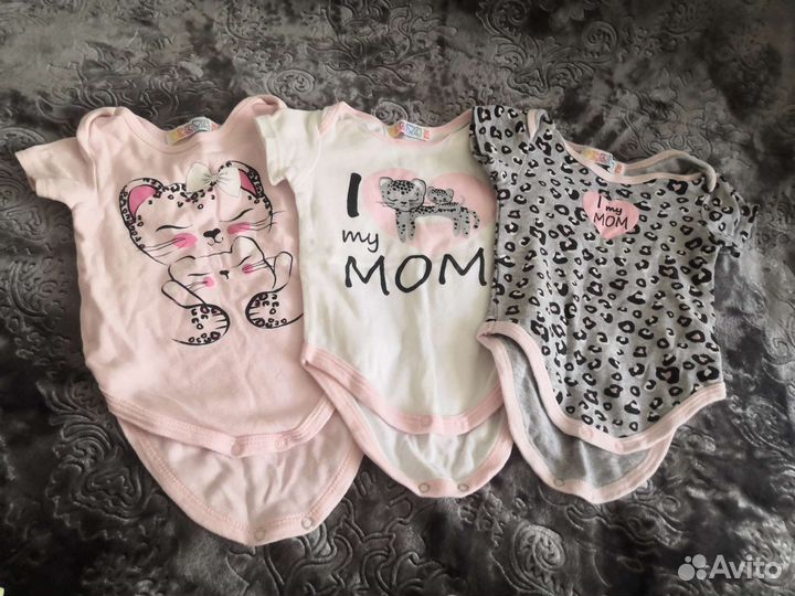 Детские вещи пакетом для девочки 50-80