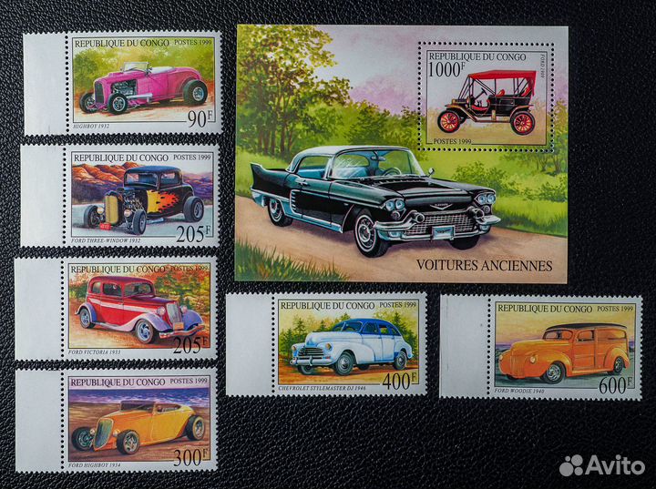 Марки не гашеные транспорт 4