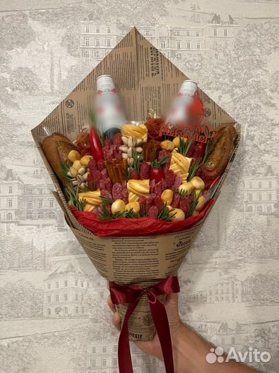 Мужские букеты съедобные