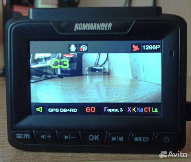 Видеорегистратор с радар-детектором kommander
