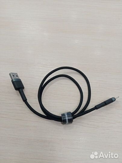 Кабель Baseus нейлон USB to Lightning 2.4A, 50 см