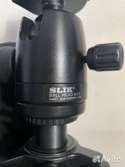 Штатив карбоновый Slik 814 cf 2 с головой