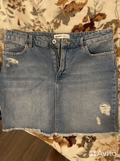 Юбка джинсовая