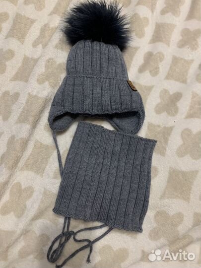 Зимняя шапка и снуд