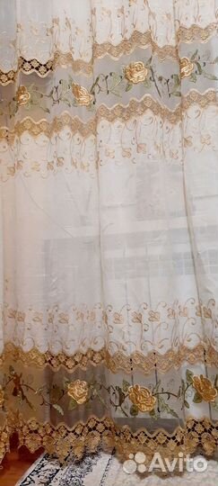 Шторы и тюль бу