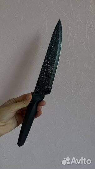 Три ножа больших как новые нержавеющая сталь