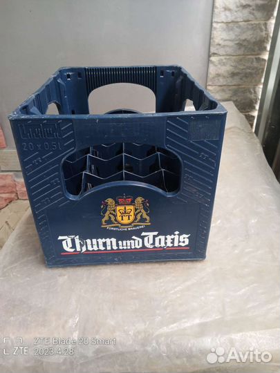 Раритетный Ящик для пивных бутылок