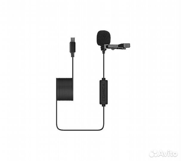 Микрофон петличный Comica CVM-V01SP(UC) для смартфонов с разъемом USB-C 4.5м