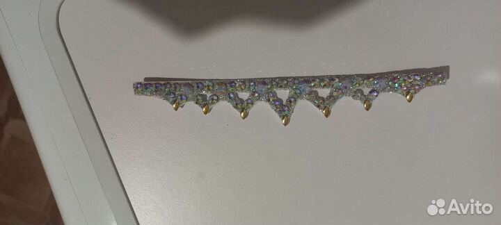 Украшение на пучок для художественной гимнастики