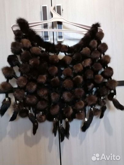 Норковый шарф