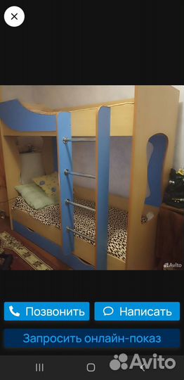 Детская кровать чердак