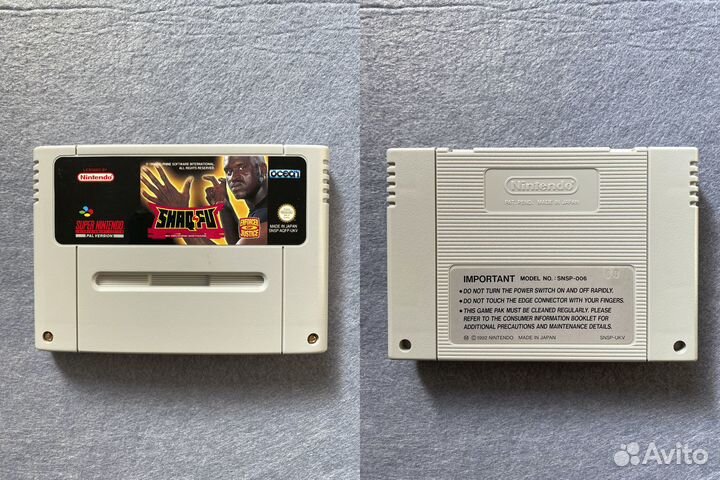 Картридж Shaq Fu Snes