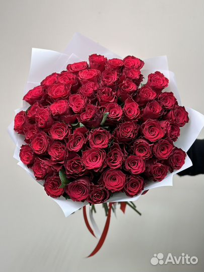 Букет из 55 роз