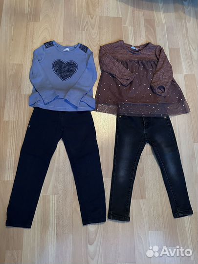 Вещи пакетом на девочку 98-104