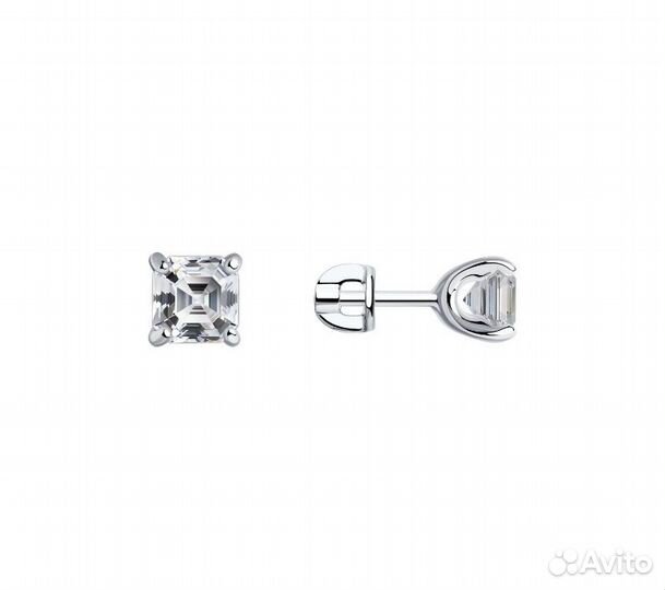 Серьги гвоздики пуссеты