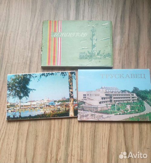 Наборы открыток СССР: города, музеи-заповедники