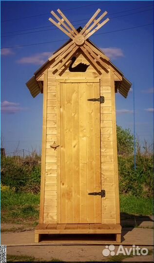 Уличный туалет с установкой SKU002