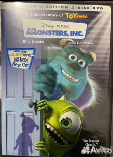 Monsters INC Корпорация монстров DVD 2 дисковое