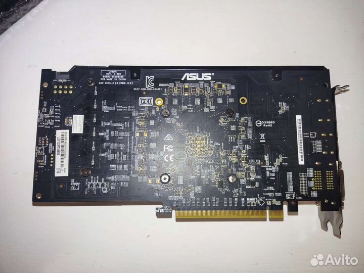 Видеокарта asus ROG-strix-RX570 4GB